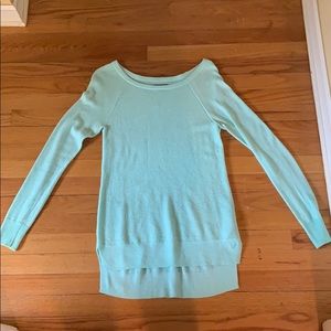 Long sleeve mint green sweater